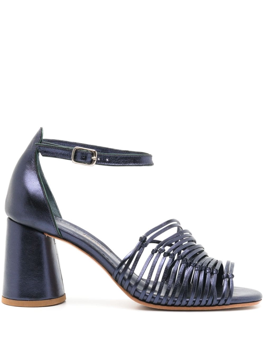 Sarah Chofakian Thiomphe metallic leather sandals - Blue von Sarah Chofakian