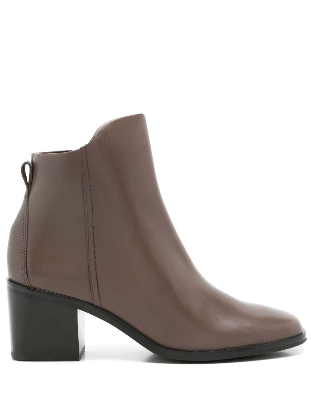 Sarah Chofakian Tilly 40mm square-toe boots - Grey von Sarah Chofakian