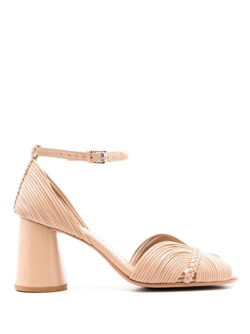 Sarah Chofakian Twiggy 80mm strappy sandals - Neutrals von Sarah Chofakian