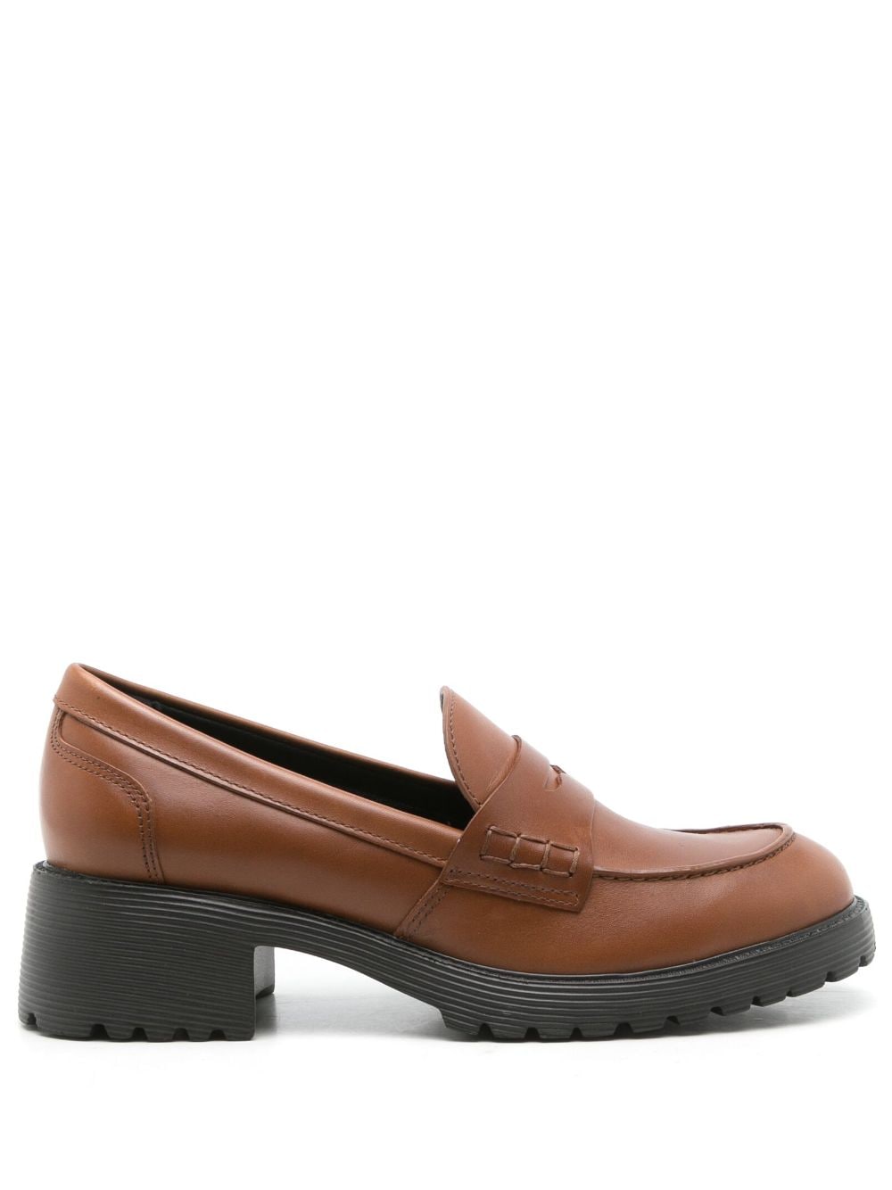 Sarah Chofakian Ully leather penny loafers - Brown von Sarah Chofakian
