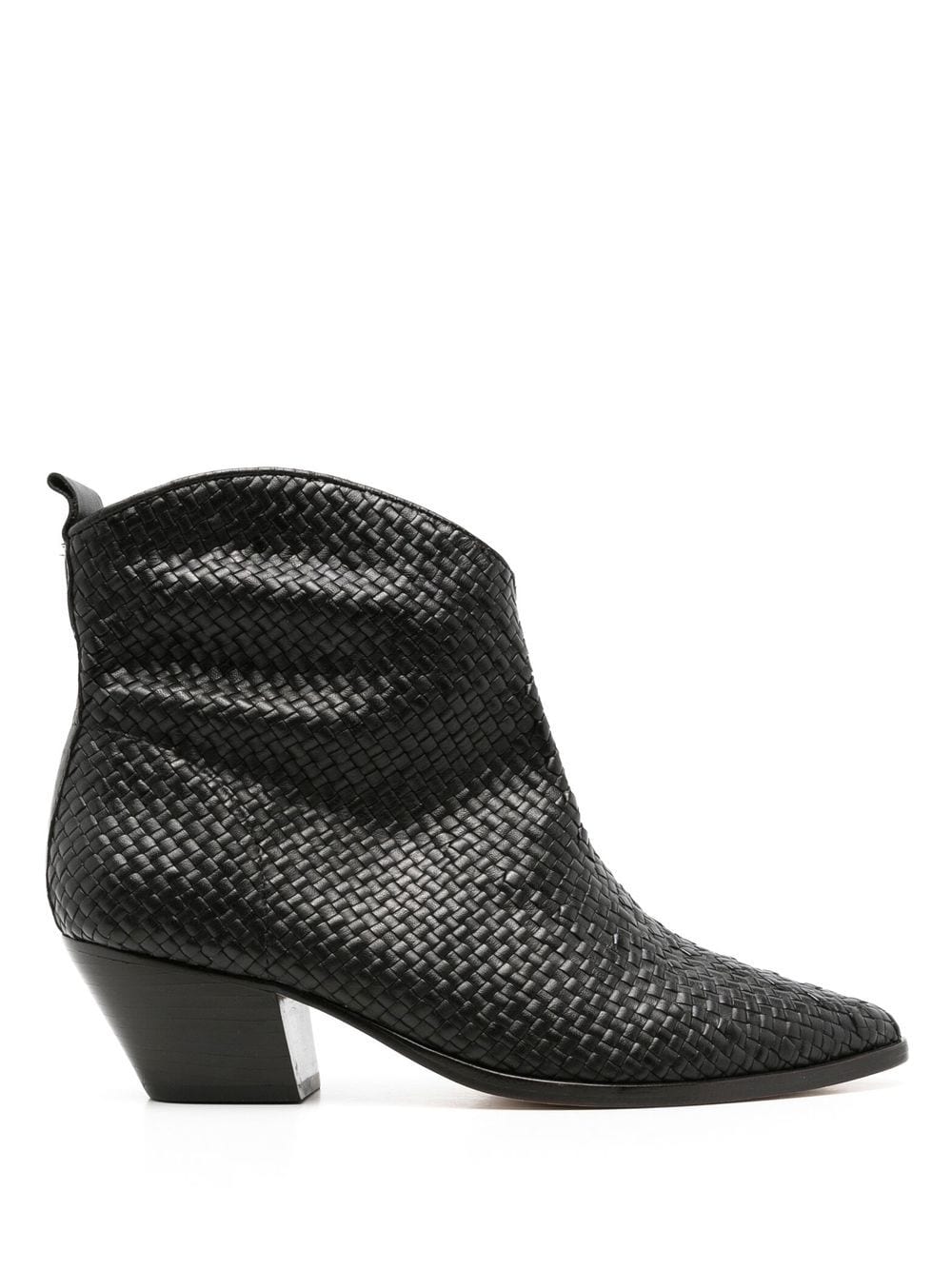 Sarah Chofakian Valentina interwoven leather boots - Black von Sarah Chofakian