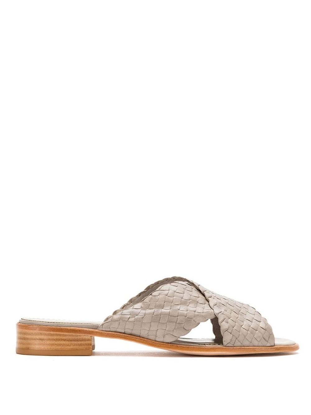 Sarah Chofakian crossover strap sandals - Grey von Sarah Chofakian