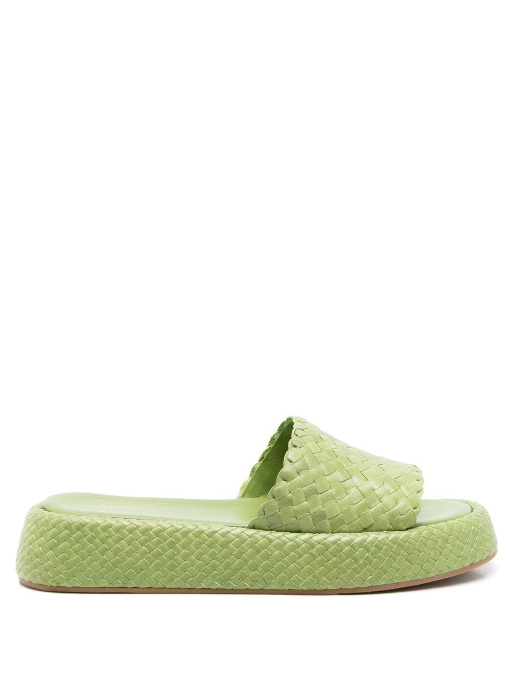 Sarah Chofakian interwoven leather sandals - Green von Sarah Chofakian