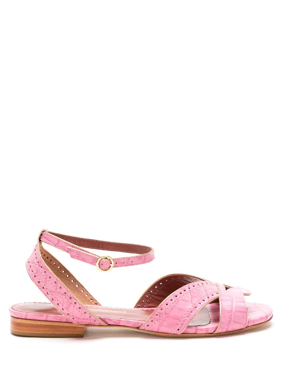 Sarah Chofakian leather Chemisier sandals - Pink von Sarah Chofakian