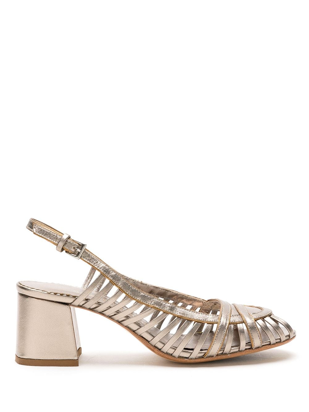 Sarah Chofakian leather Jezz sandals - Gold von Sarah Chofakian