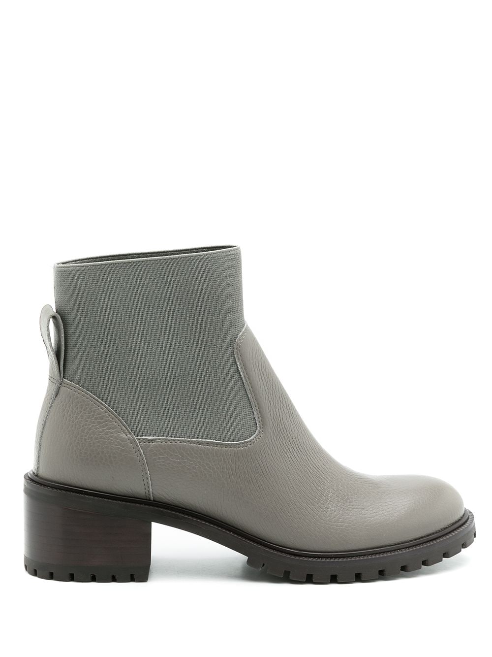 Sarah Chofakian leather Melrose boots - Grey von Sarah Chofakian