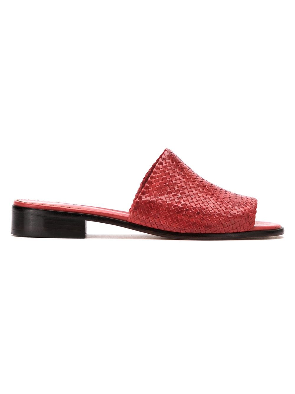 Sarah Chofakian leather mules - Red von Sarah Chofakian