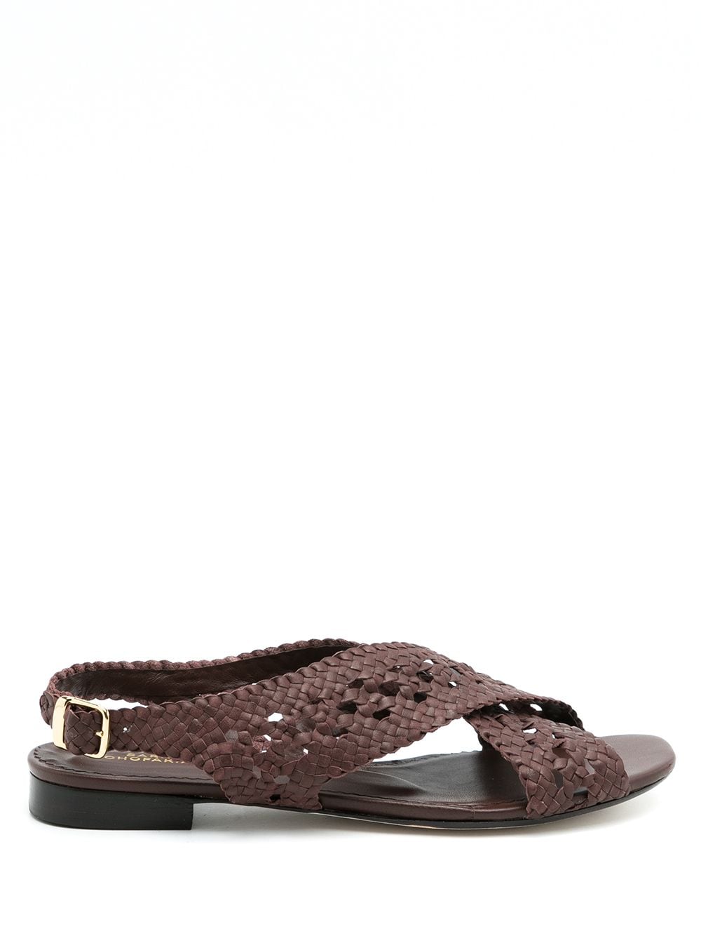 Sarah Chofakian woven sling-back sandals - Brown von Sarah Chofakian