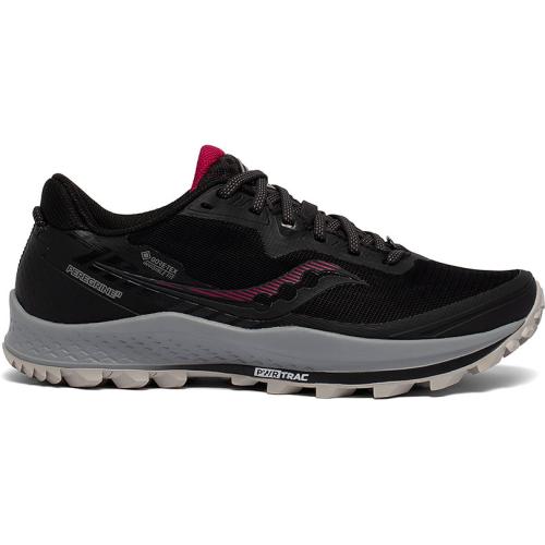 Saucony Trailrunning Schuh Peregrine 11 Gtx - black / cherry (Grösse: 37) von Saucony