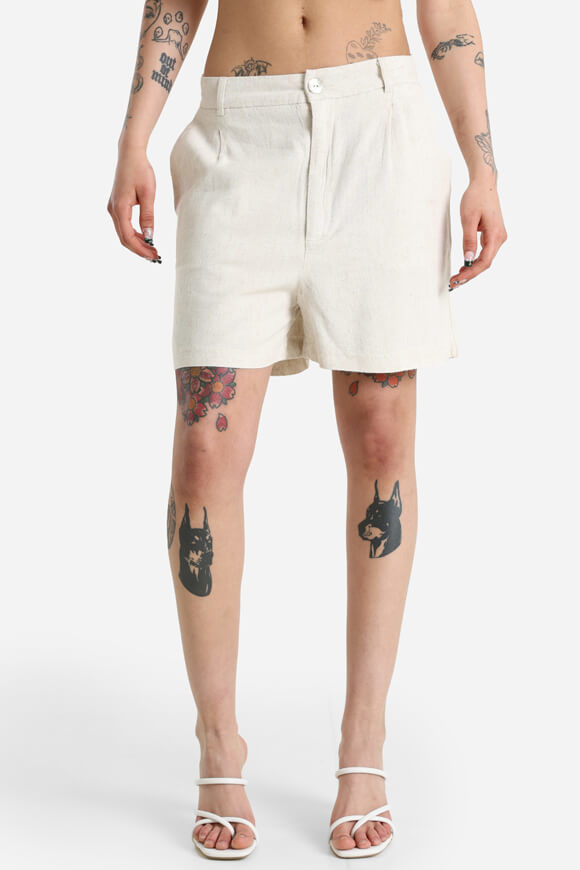 Savage Honey Leinenshorts | Hellbeige | Damen  | S von Savage Honey