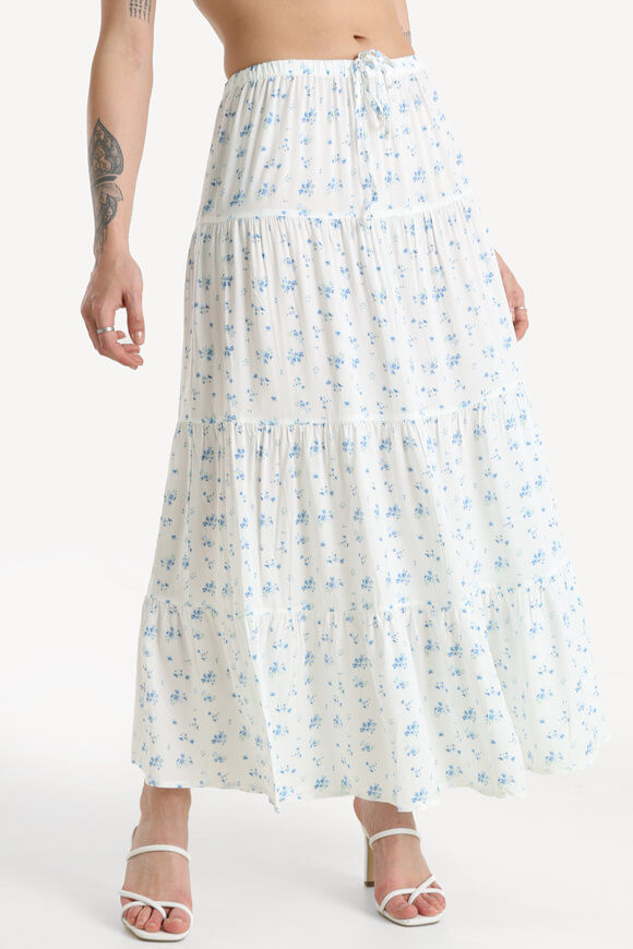 Savage Honey Maxirock | Weiss + Blau | Damen  | M von Savage Honey
