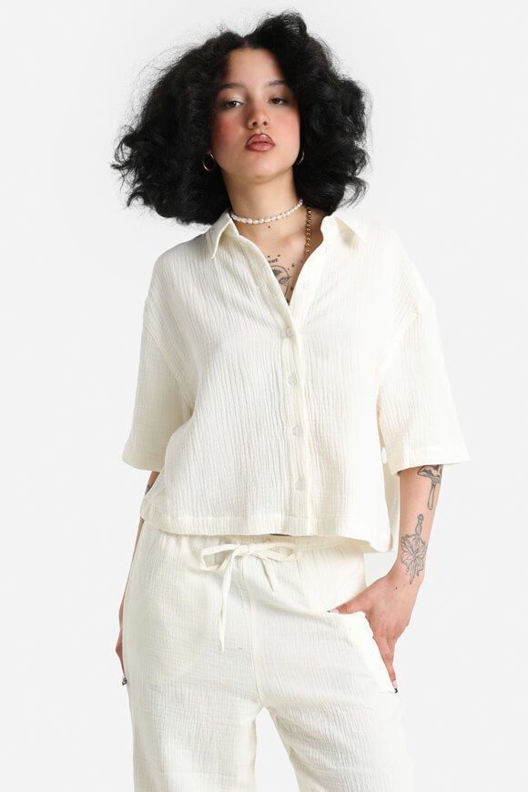 Savage Honey Musselin Crop Hemd | Ecru | Damen | M Savage Honey Musselin Crop Hemd | Ecru | Damen | M von Savage Honey