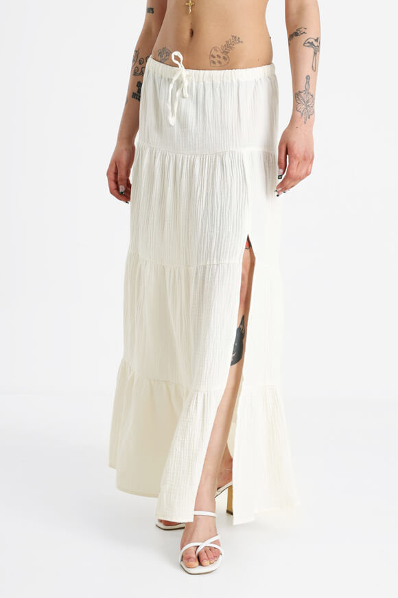 Savage Honey Musselin Maxirock | Offwhite | Damen  | XXS von Savage Honey