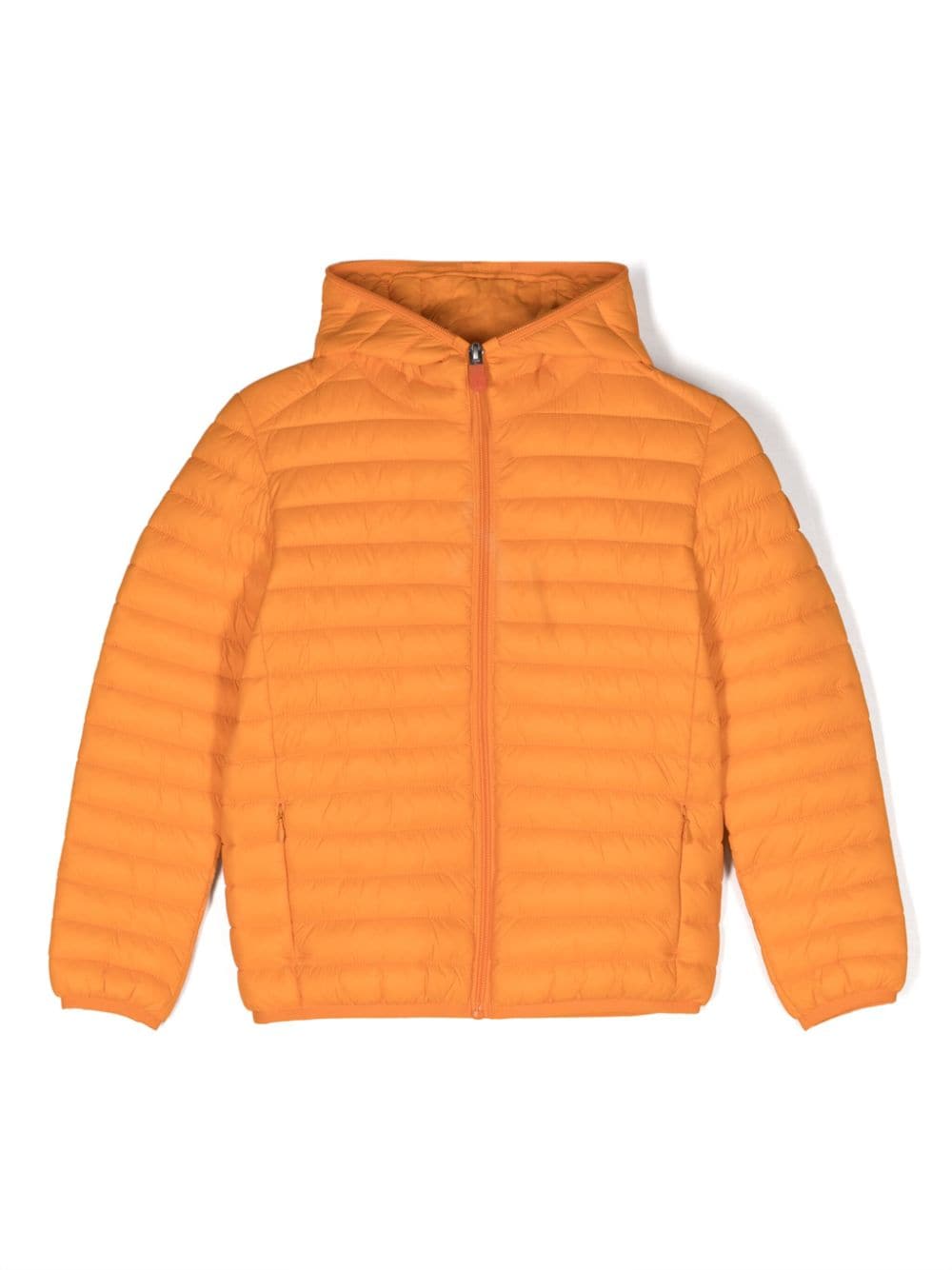 Save The Duck Kids Giga hooded puffer jacket - Orange von Save The Duck Kids