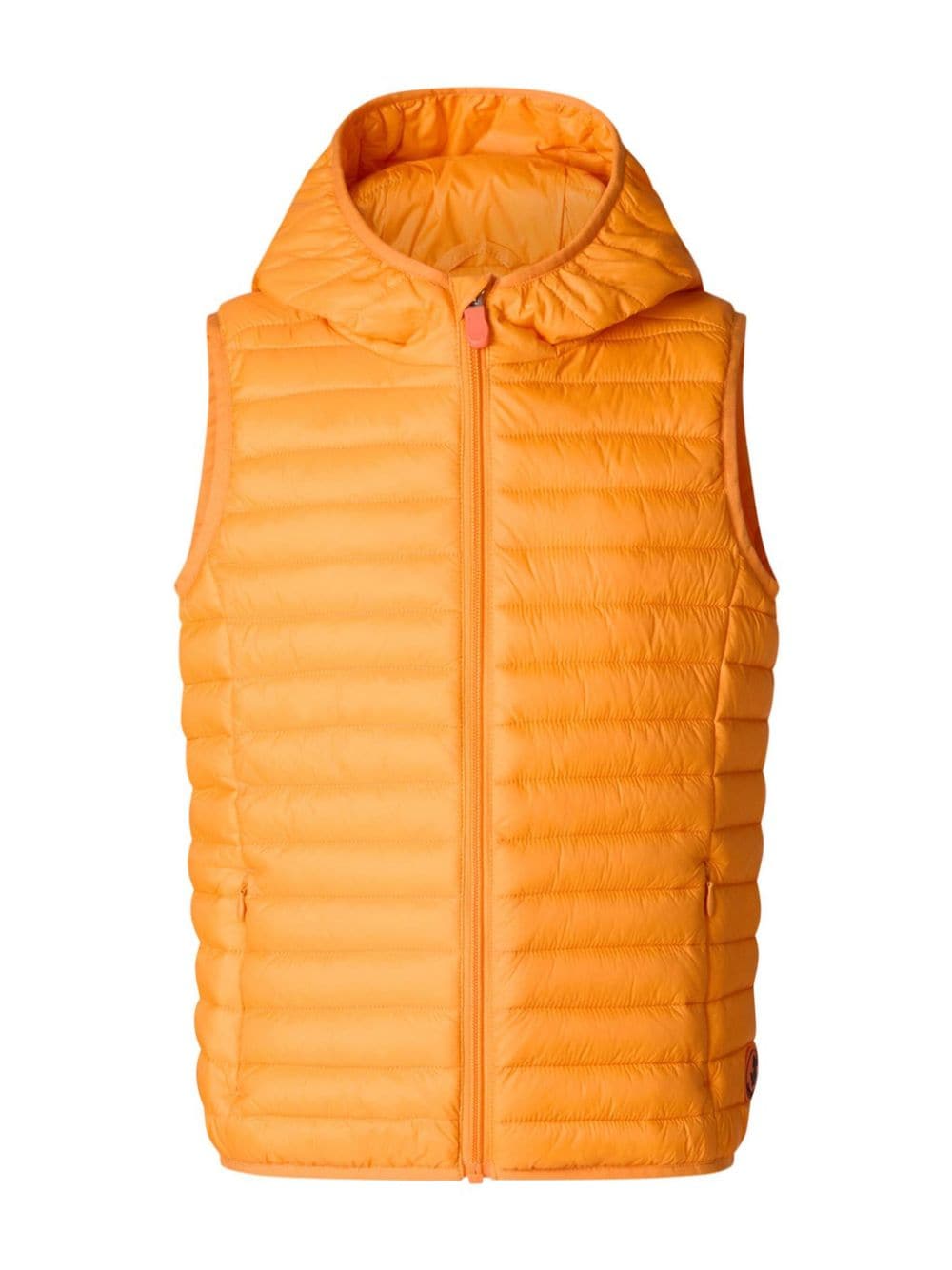 Save The Duck Kids hooded quilted gilet - Orange von Save The Duck Kids