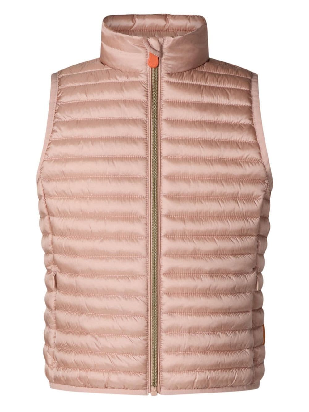 Save The Duck Kids hooded quilted gilet - Pink von Save The Duck Kids