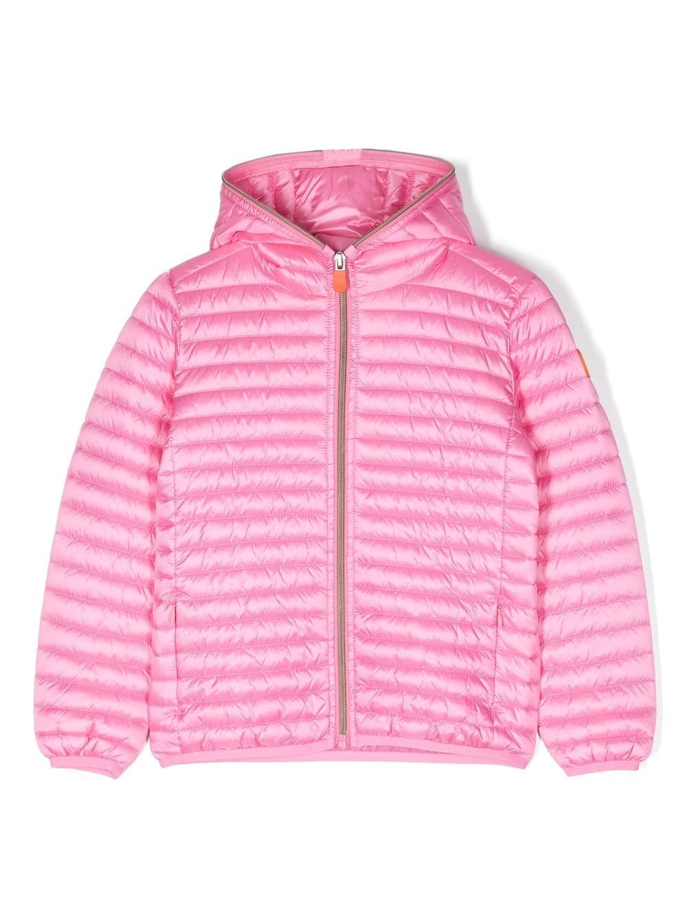 Save The Duck Kids hoodie padded jacket - Pink von Save The Duck Kids