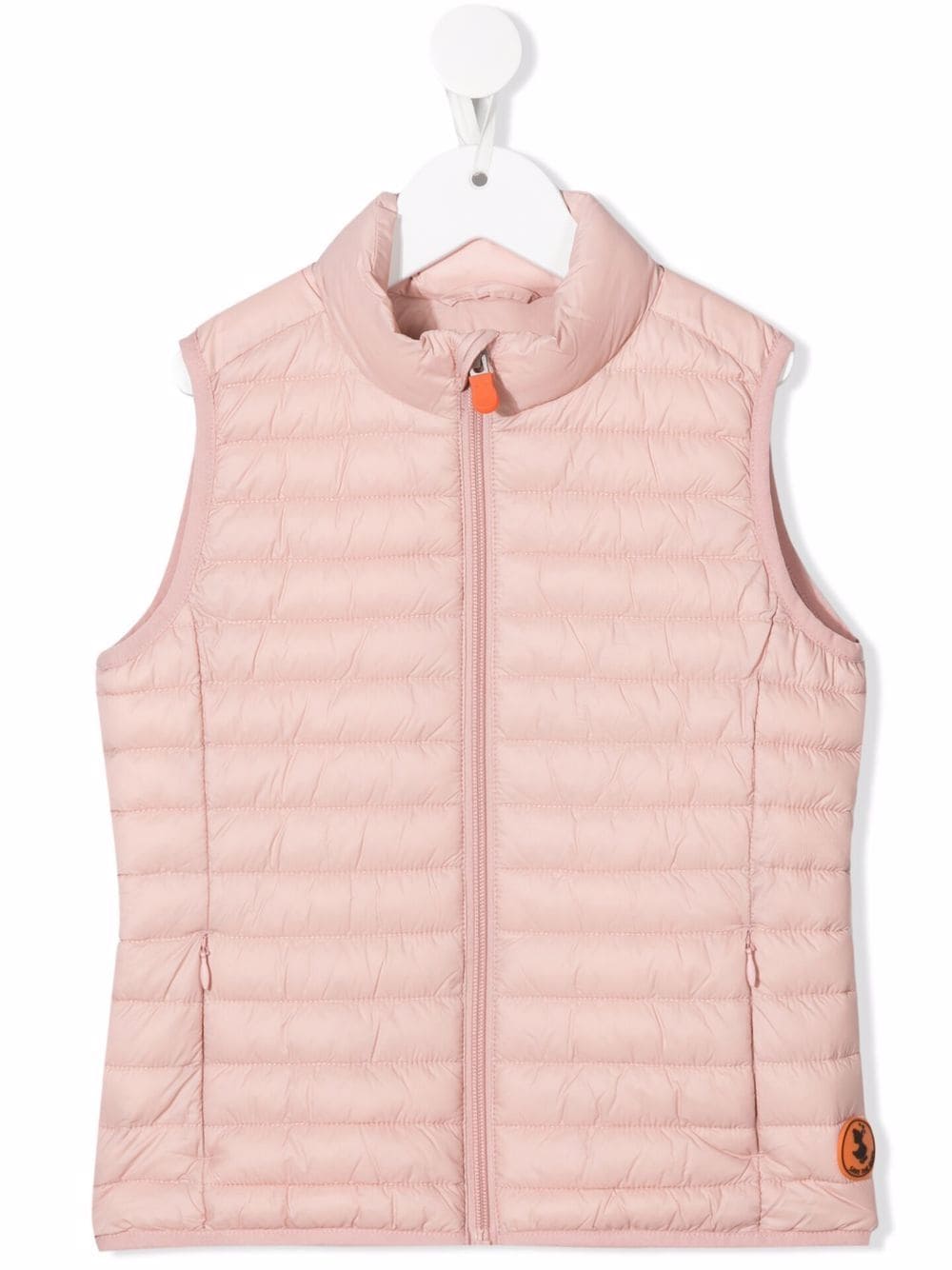 Save The Duck Kids zip-up padded gilet - Pink von Save The Duck Kids