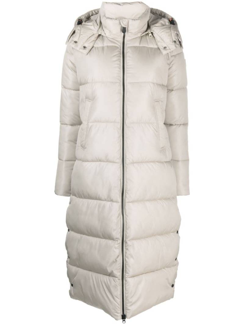 Save The Duck Colette quilted hooded coat - Neutrals von Save The Duck