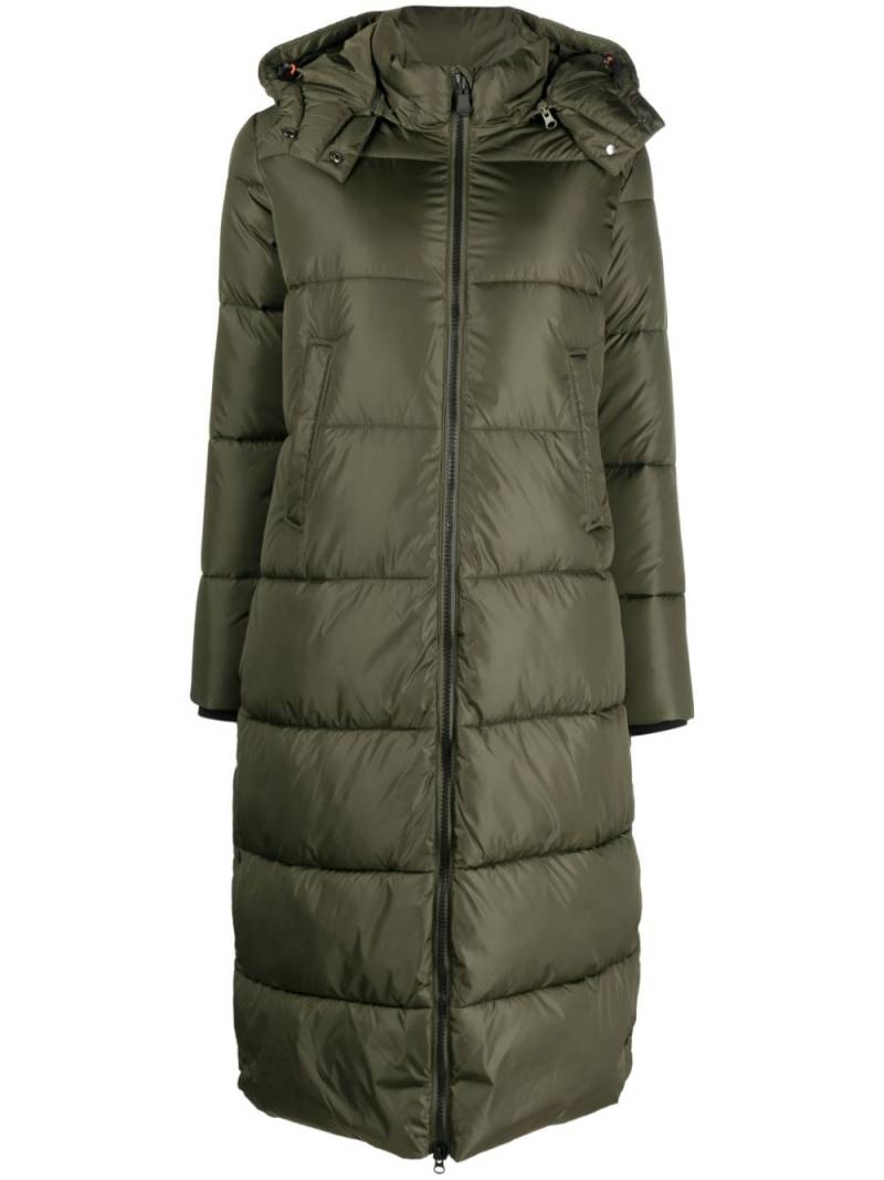 Save The Duck Colette quilted hooded jacket - Green von Save The Duck