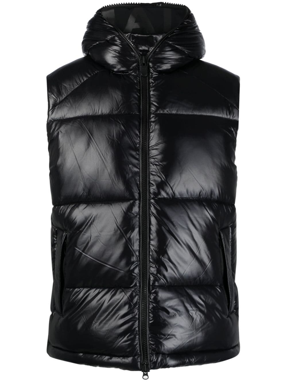 Save The Duck Dexter hooded gilet - Black von Save The Duck