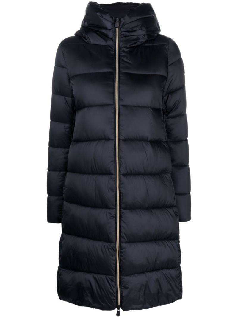 Save The Duck Lysa hooded puffer coat - Black von Save The Duck
