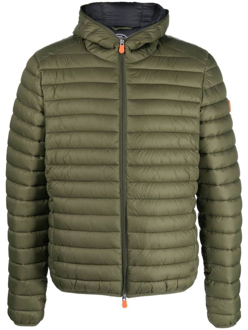 Save The Duck vegan quilted down jacket - Green von Save The Duck