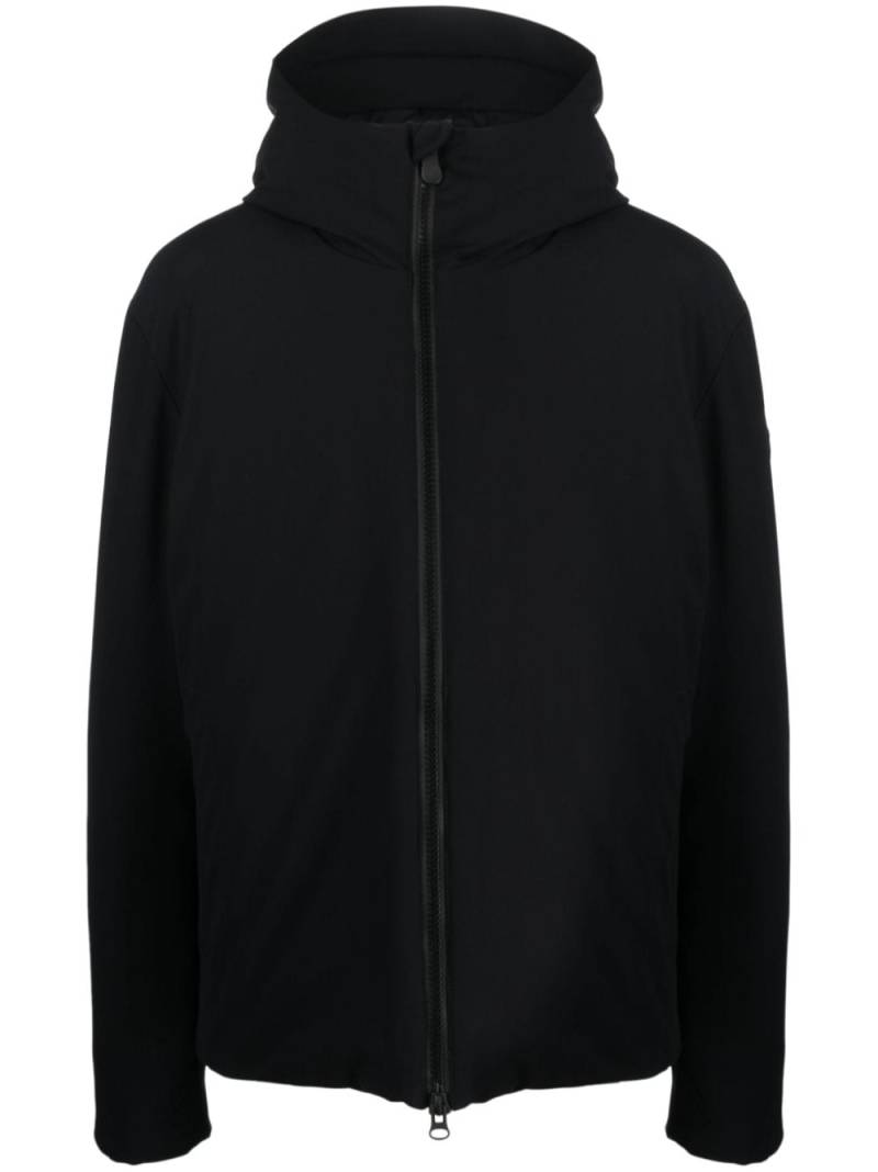 Save The Duck zip-up hooded jacket - Black von Save The Duck