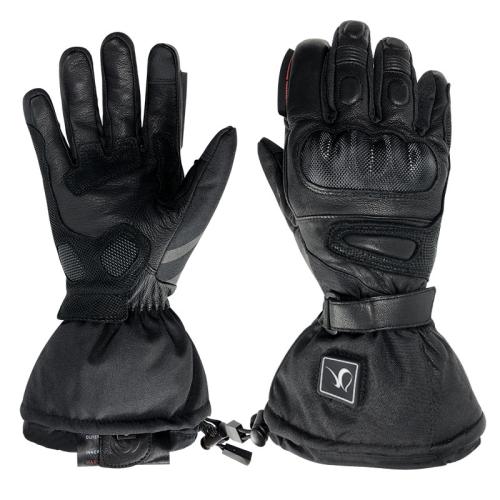 Savior Beheizbarer Motorrad Handschuh SDW03 - schwarz (Grösse: S - 7) von Savior