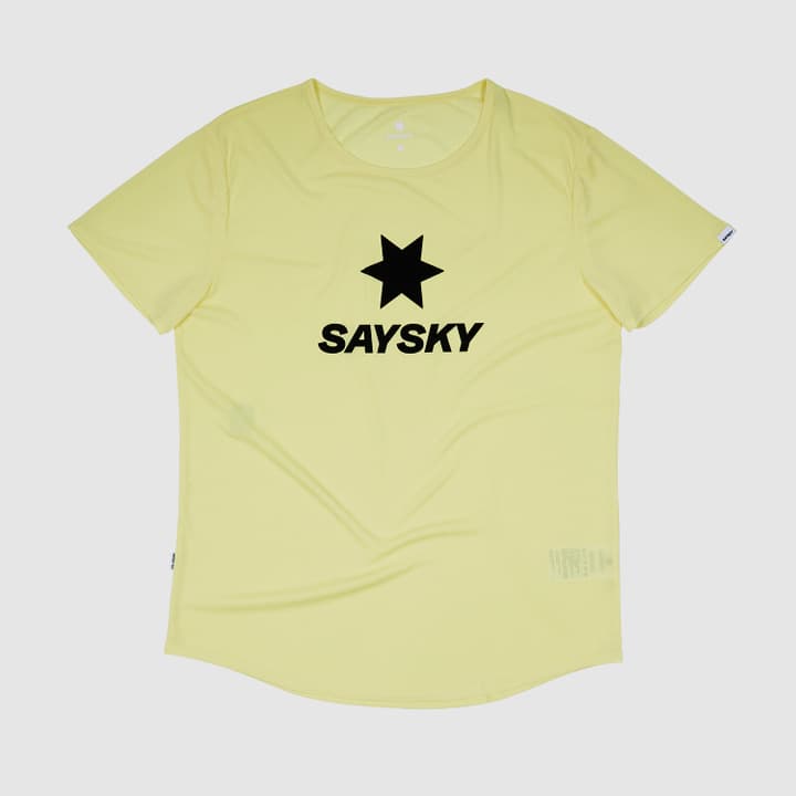 Saysky Logo Flow T-Shirt hellgelb von Saysky