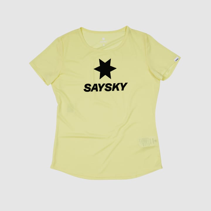 Saysky W Logo Flow T-Shirt hellgelb von Saysky