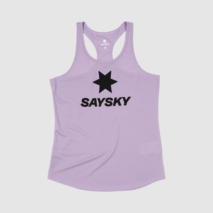 Saysky W Logo Flow Singlet Tanktop lila von Saysky
