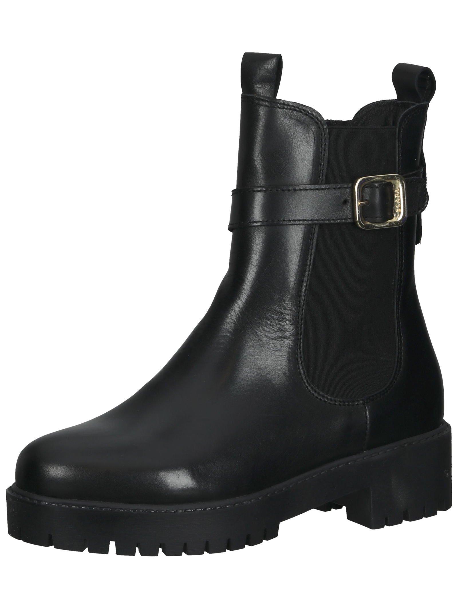 Stiefelette 21/6427 Damen Schwarz 39 von Scapa