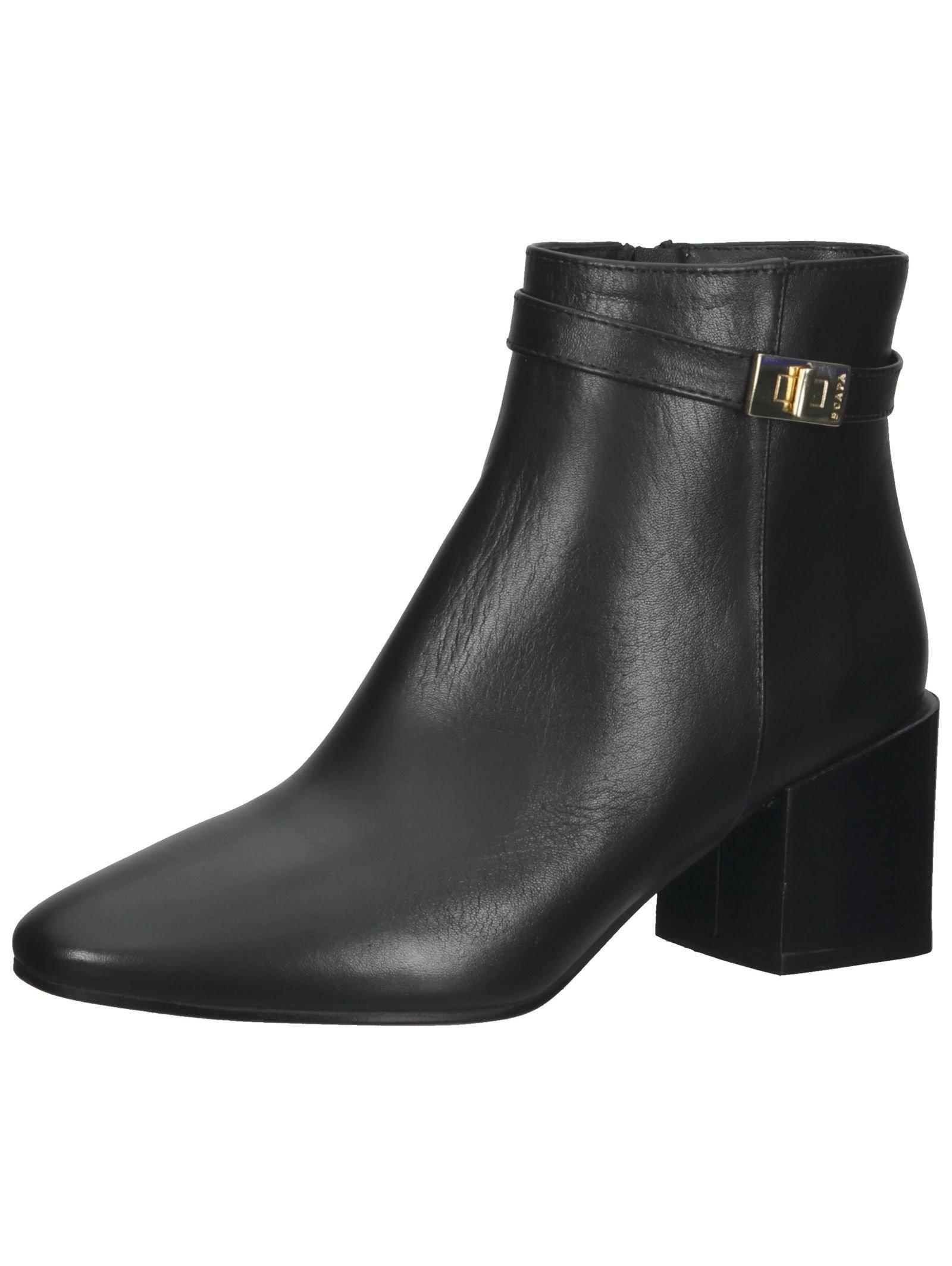 Stiefelette 21/la10 Damen Schwarz 41 von Scapa