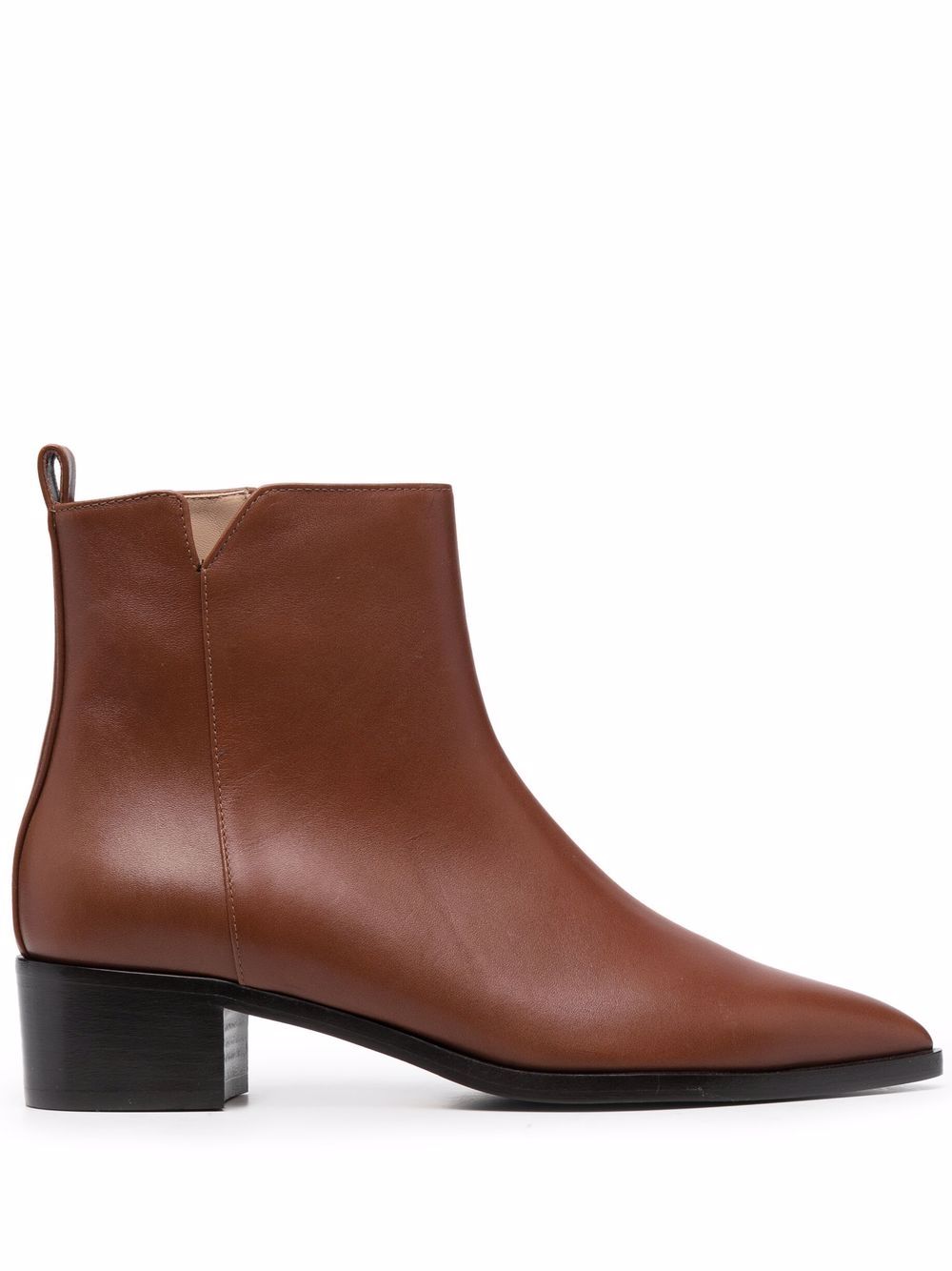 Scarosso Alba leather ankle boots - Brown von Scarosso