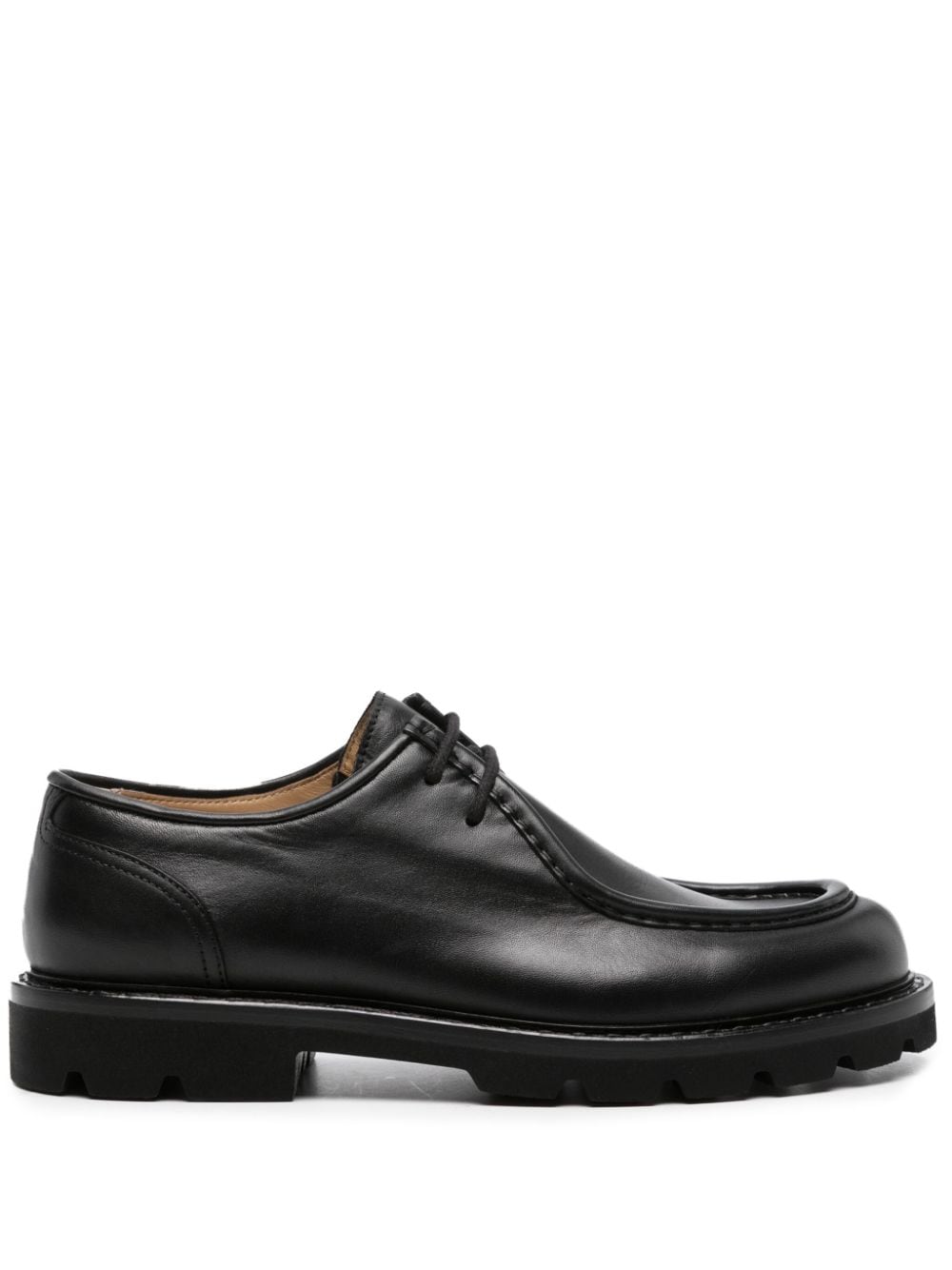 Scarosso Damiano leather derby shoes - Black von Scarosso