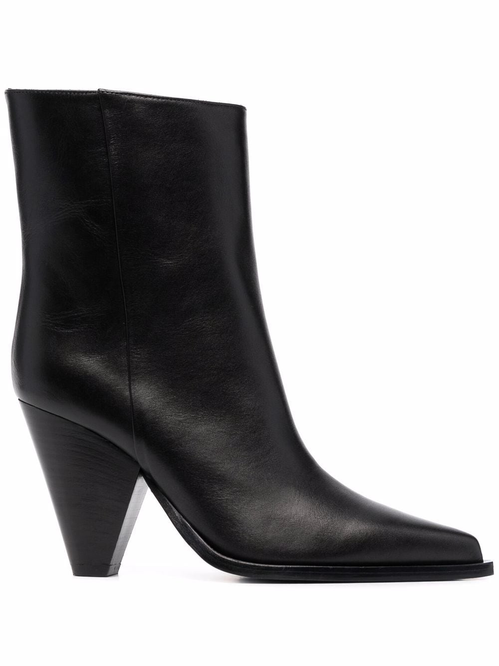 Scarosso Emily leather 9mm boots - Black von Scarosso