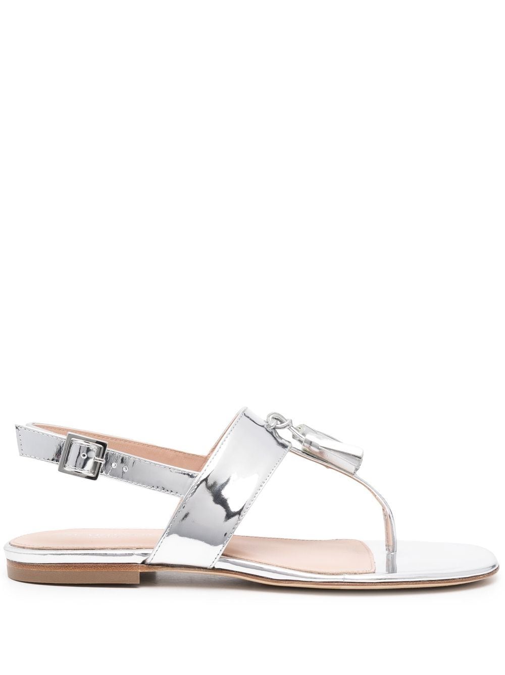 Scarosso Emma tassel-detail sandals - Silver von Scarosso