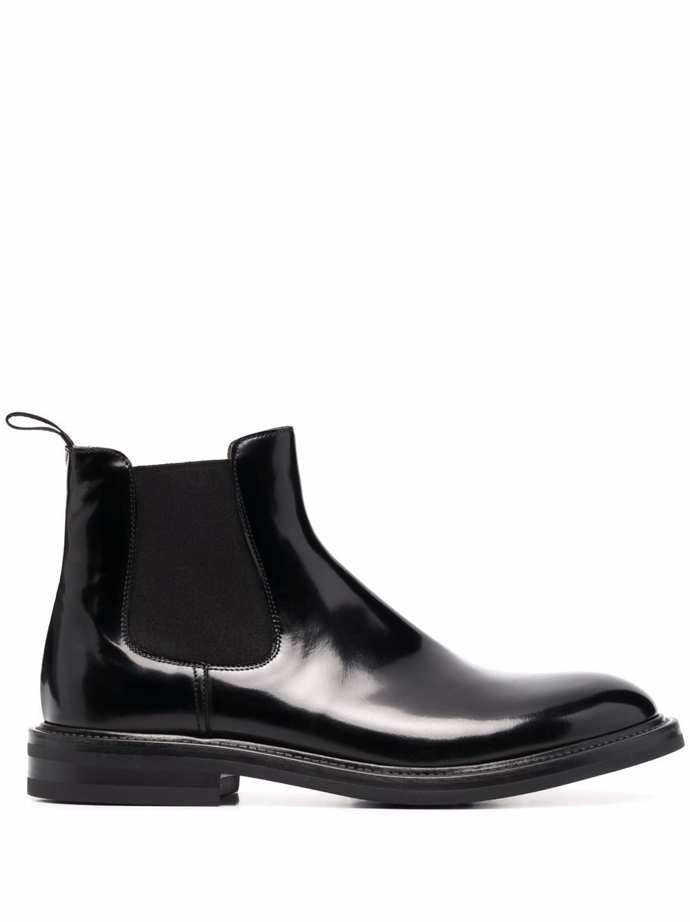 Scarosso Eric leather chelsea boots - Black von Scarosso