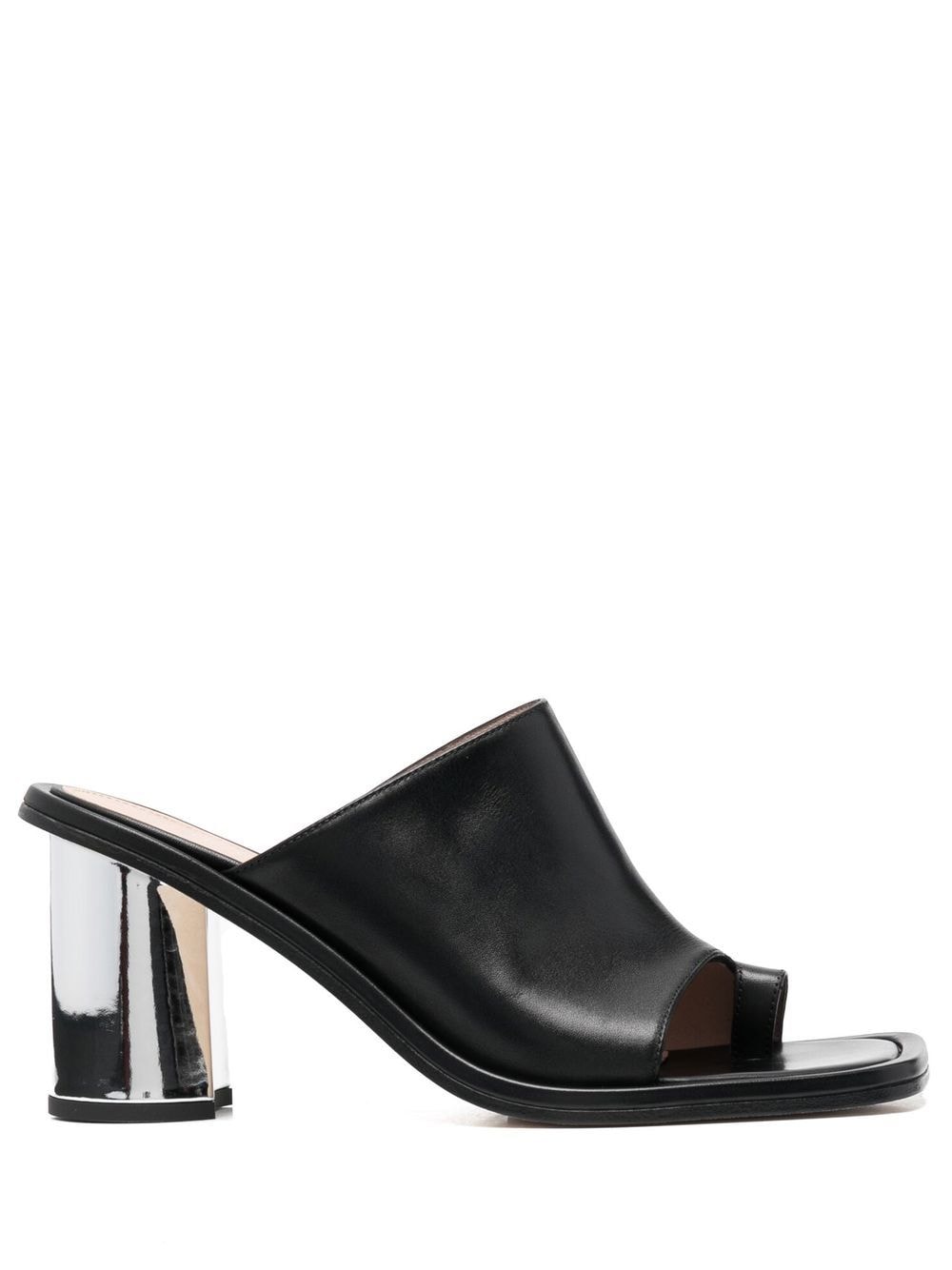 Scarosso Gwen 85mm leather mules - Black von Scarosso