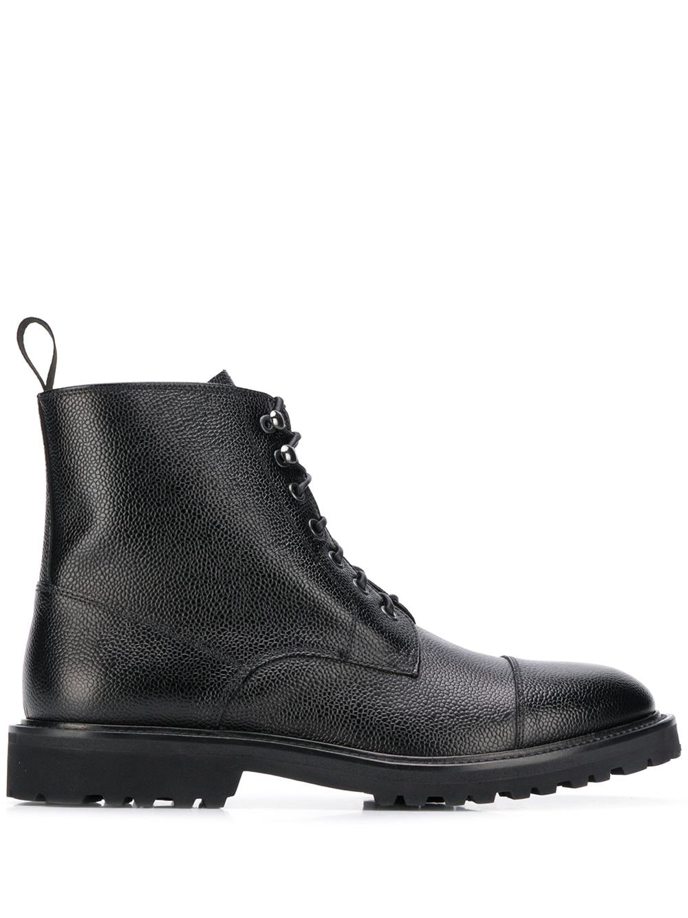 Scarosso Jackie grain ankle boots - Black von Scarosso