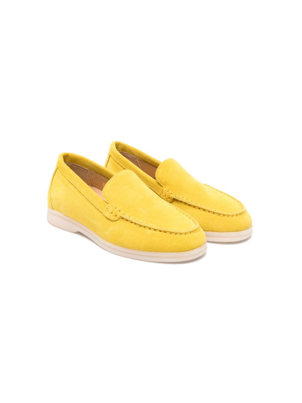 Scarosso Ludovica slip-on suede loafers - Yellow von Scarosso