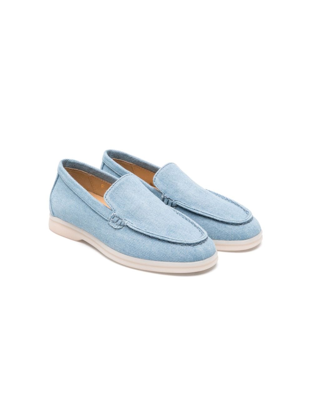 Scarosso Ludovica washed denim loafers - Blue von Scarosso