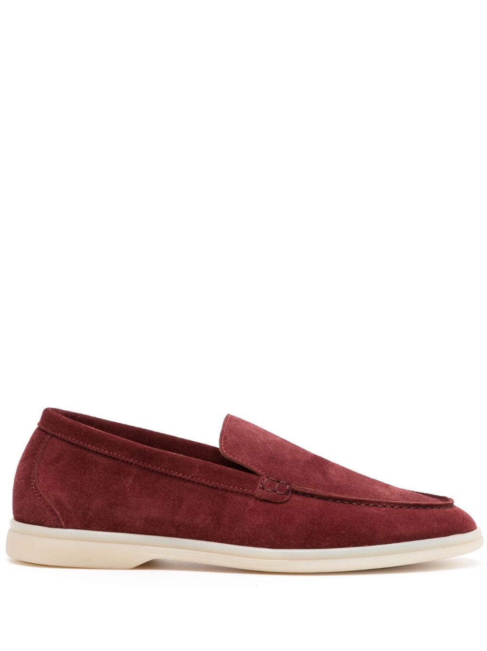 Scarosso Ludovico suede loafers - Red von Scarosso