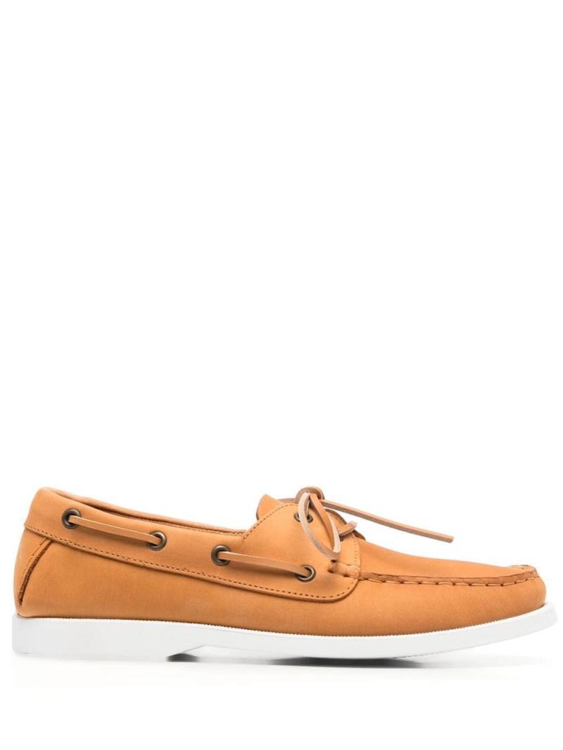 Scarosso Oprah leather boat shoes - Brown von Scarosso