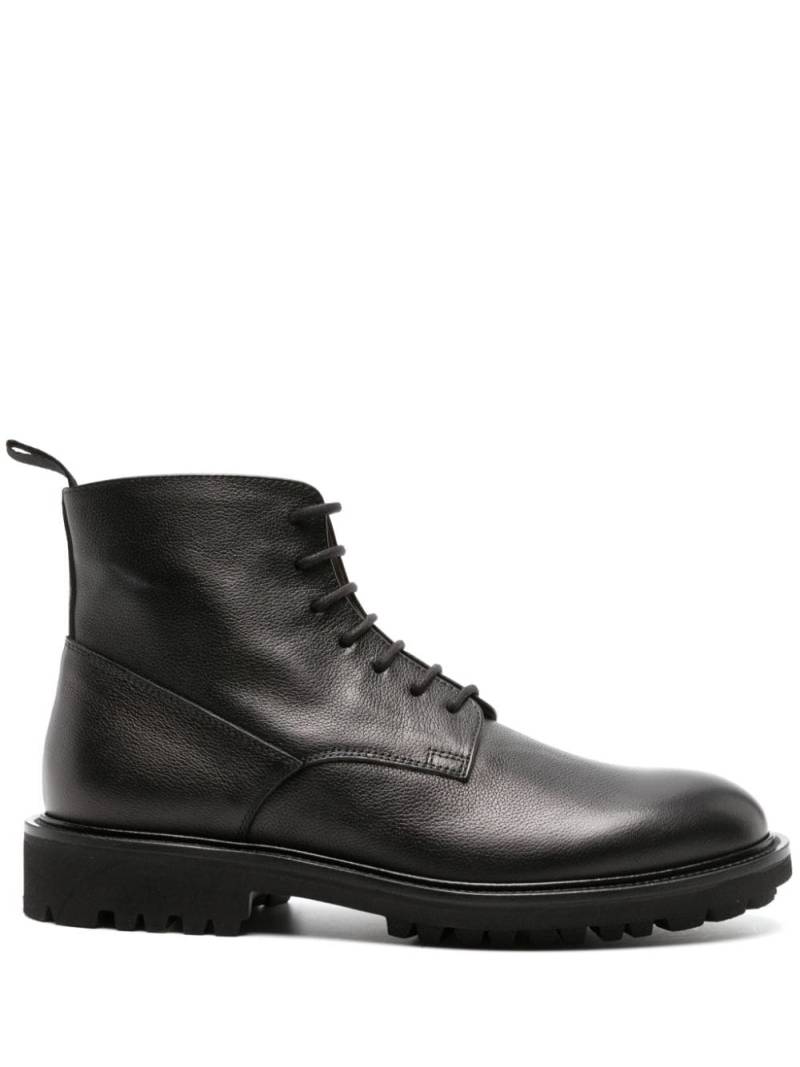 Scarosso Thomas lace-up leather boots - Black von Scarosso