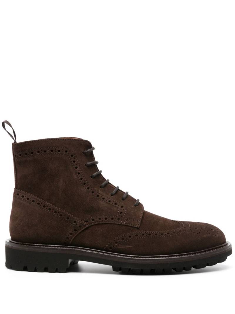 Scarosso Thomas lace-up suede boots - Brown von Scarosso