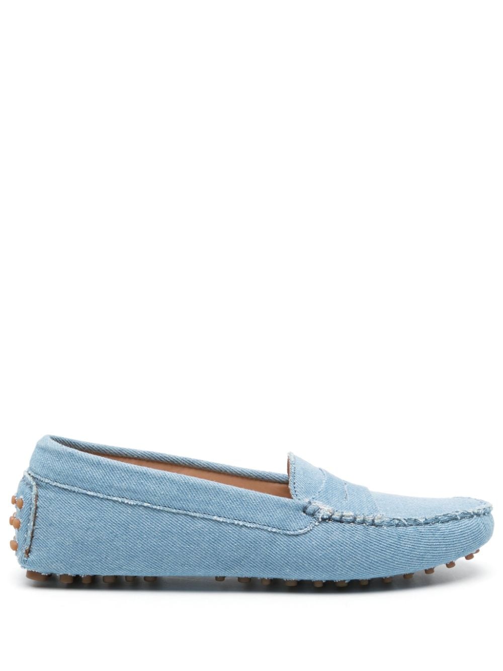 Scarosso denim penny loafers - Blue von Scarosso