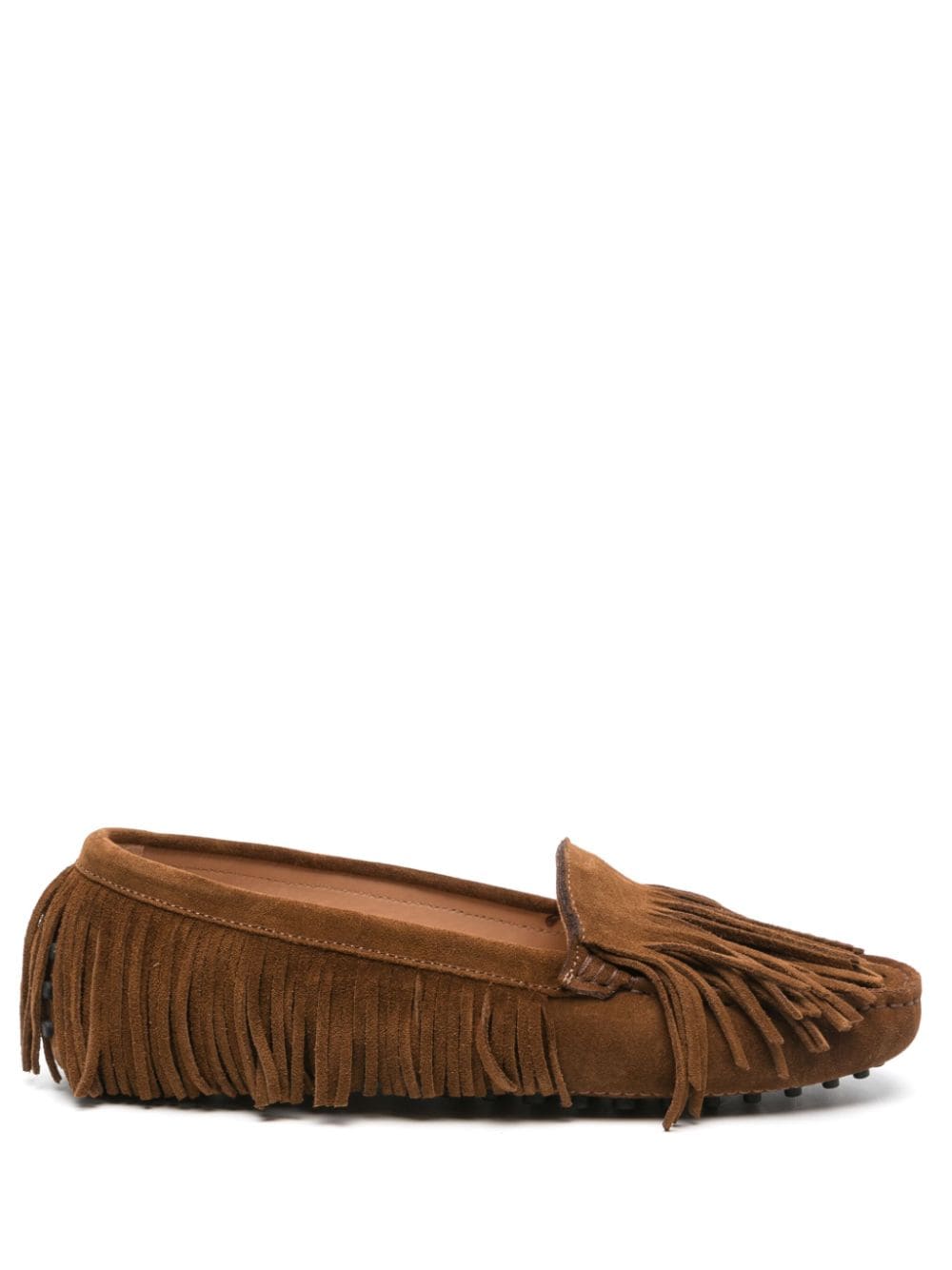 Scarosso fringed suede loafers - Brown von Scarosso