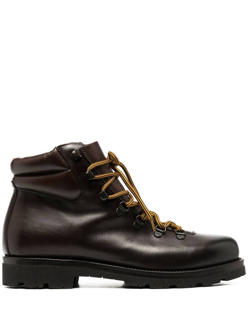 Scarosso padded-ankle lace-up boots - Brown von Scarosso